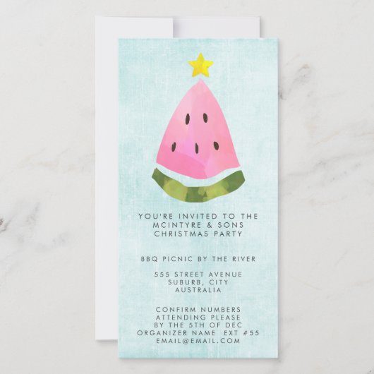 Weihnachts-Weihnachtsarbeitsstab Party GRILLEN (Vorderseite)