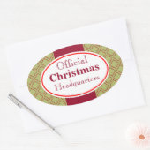 Weihnachts-Weihnachtsaufenthalt Sticker (Umschlag)