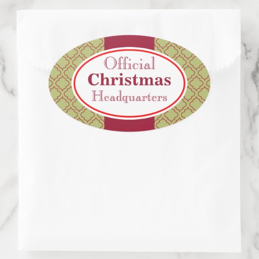 Weihnachts-Weihnachtsaufenthalt Sticker (Tasche)