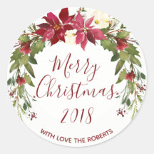 Weihnachts-Weihnachtsaufkleber