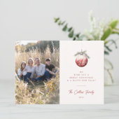 Weihnachts-Weihnachtsausstellung Fotokarte Feiertagskarte (Stehend Vorderseite)