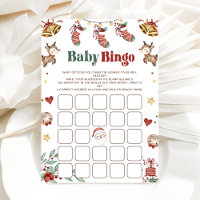 Weihnachts-Weihnachtsbaby-Bingo-Kinderduschenspiel