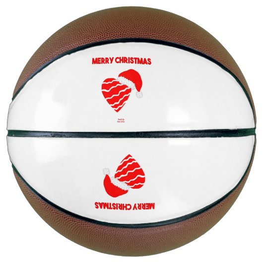 Weihnachts-Weihnachtsball Basketball (Vorderseite)