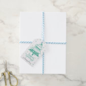 Weihnachts-Weihnachtsbaum-Feiertag der Jahreszeit Geschenkanhänger (Mit Garn)
