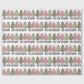 Weihnachts-Weihnachtsbaum Geschenkpapier (Flach)