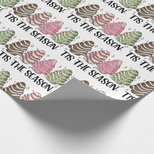 Weihnachts-Weihnachtsbaum Geschenkpapier (Ecke)