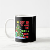 Weihnachts-Weihnachtsbaum Lichter Spaß Pickle Gesc Kaffeetasse (Links)