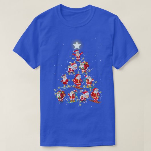 Weihnachts Weihnachtsbaum Lichter Weihnachten Weih T-Shirt (Design vorne)