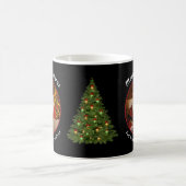 Weihnachts Weihnachtsbaum personalisieren Kaffeetasse (Mittel)