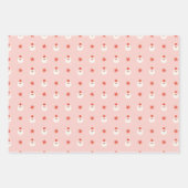 Weihnachts-Weihnachtsbaum-Stars-Wrapping Paper-Set Geschenkpapier Set (Vorderseite 2)