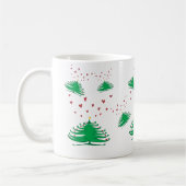 Weihnachts-Weihnachtsbaum Tasse (Links)
