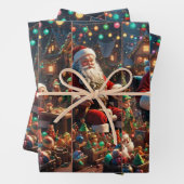 Weihnachts-Weihnachtsbaum-Wrapping-Papier Geschenkpapier Set (Beispiel)