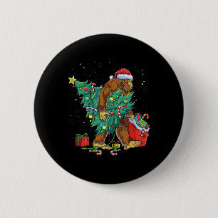 Weihnachts-Weihnachtsbäume Lichter Weihnachten Wei Button