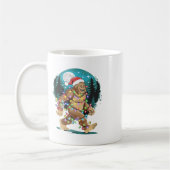 Weihnachts-Weihnachtsbäume Lichter Weihnachten Wei Kaffeetasse (Links)