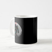 Weihnachts-Weihnachtsbäume Lichter Weihnachten Wei Kaffeetasse (Vorderseite Links)