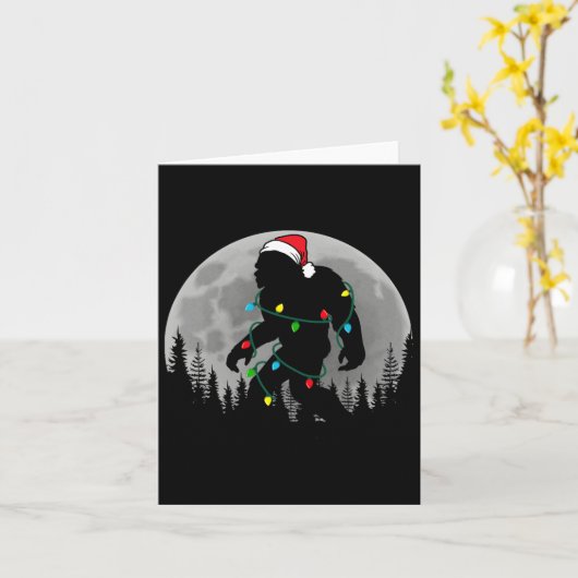 Weihnachts-Weihnachtsbäume Lichter Weihnachten Wei Karte (Gelbe Blume)