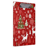 Weihnachts Weihnachtsbäume Schneeflocke Klemmbrett (Rechts)