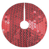 Weihnachts-Weihnachtsbaumrock Polyester Weihnachtsbaumdecke (Vorderseite)