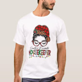 Weihnachts-Weihnachtsbüffel Pla T-Shirt (Vorderseite)