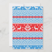 Weihnachts-Weihnachtscocktail am Party Einladung (Rückseite)