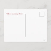 Weihnachts-Weihnachtscocktails Feiertagspostkarte (Rückseite)