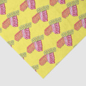 Weihnachts-Weihnachtscreme Candy Yellow Holiday Ti Seidenpapier (Ausschnitt)