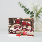 Weihnachts-Weihnachtsdekoration Postkarten - Leere (Stehend Vorderseite)