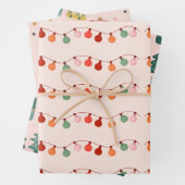 Weihnachts-Weihnachtsdekorationspapier Geschenkpapier Set (Beispiel)