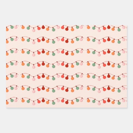 Weihnachts-Weihnachtsdekorationspapier Geschenkpapier Set (Vorderseite)