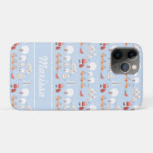 Weihnachts-Weihnachtsdorf und Fun Rentier Case-Mate iPhone Hülle (Rückseite (Horizontal))