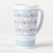 Weihnachts-Weihnachtsdorf und Fun Rentier Milchtasse (Rechte Ecke)