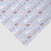 Weihnachts-Weihnachtsdorf und Fun Rentier Seidenpapier (Ausschnitt)