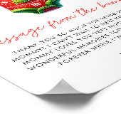 Weihnachts-Weihnachtsduschbotschaft aus der Krise Poster (Ecke)