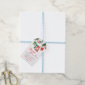 Weihnachts-Weihnachtsdusche Danke Geschenkanhänger (Mit Garn)