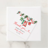 Weihnachts-Weihnachtsdusche Danke Geschenkanhänger (Beispiel)