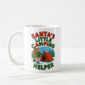 Weihnachts-Weihnachtself-Design des Weihnachtsmann Kaffeetasse (Links)