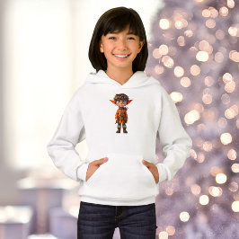 Weihnachts-Weihnachtself-Girl-Hoodie Hoodie