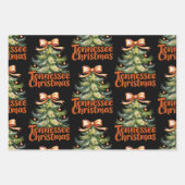 Weihnachts-Weihnachtsfamilie Matching Urlaub Weihn Geschenkpapier Set (Vorderseite)