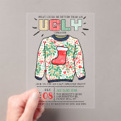 Weihnachts-Weihnachtsfeier Acryleinladungen (Insitu (Handheld))