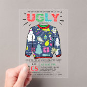 Weihnachts-Weihnachtsfeier Acryleinladungen (Insitu (Handheld))