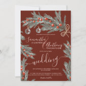 Weihnachts-Weihnachtsfeier am Foto Einladung (Vorderseite)