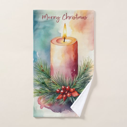 Weihnachts-Weihnachtsfeier Badhandtuch Set (Handtuch)