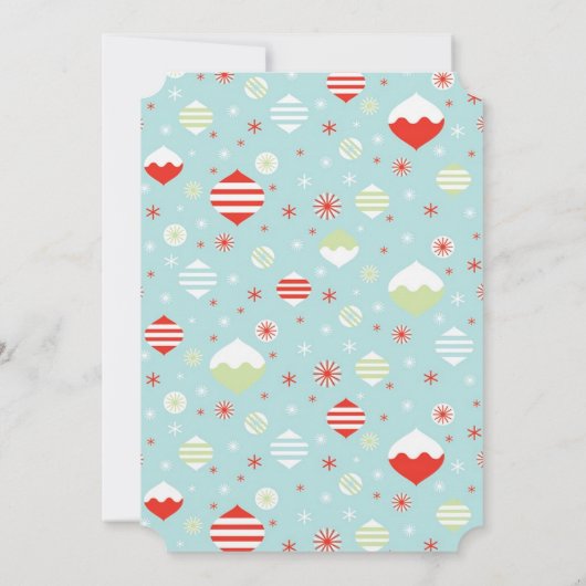 Weihnachts-Weihnachtsfeier Einladung (Rückseite)