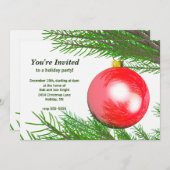 Weihnachts-Weihnachtsfeier Einladung (Vorne/Hinten)