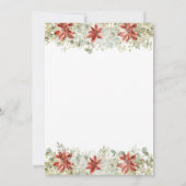 Weihnachts-Weihnachtsfeier Einladung (Rückseite)