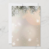 Weihnachts-Weihnachtsfeier Einladung (Rückseite)