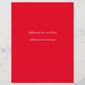 Weihnachts-Weihnachtsfeier Flyer (Hinten)