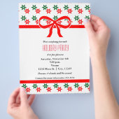 Weihnachts-Weihnachtsfeier Flyer (Hand)