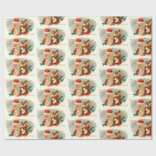 Weihnachts Weihnachtsfeier Geschenkpapier (Flach)