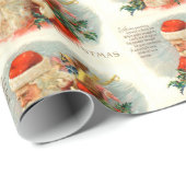 Weihnachts Weihnachtsfeier Geschenkpapier (Rolleneckpunkt)